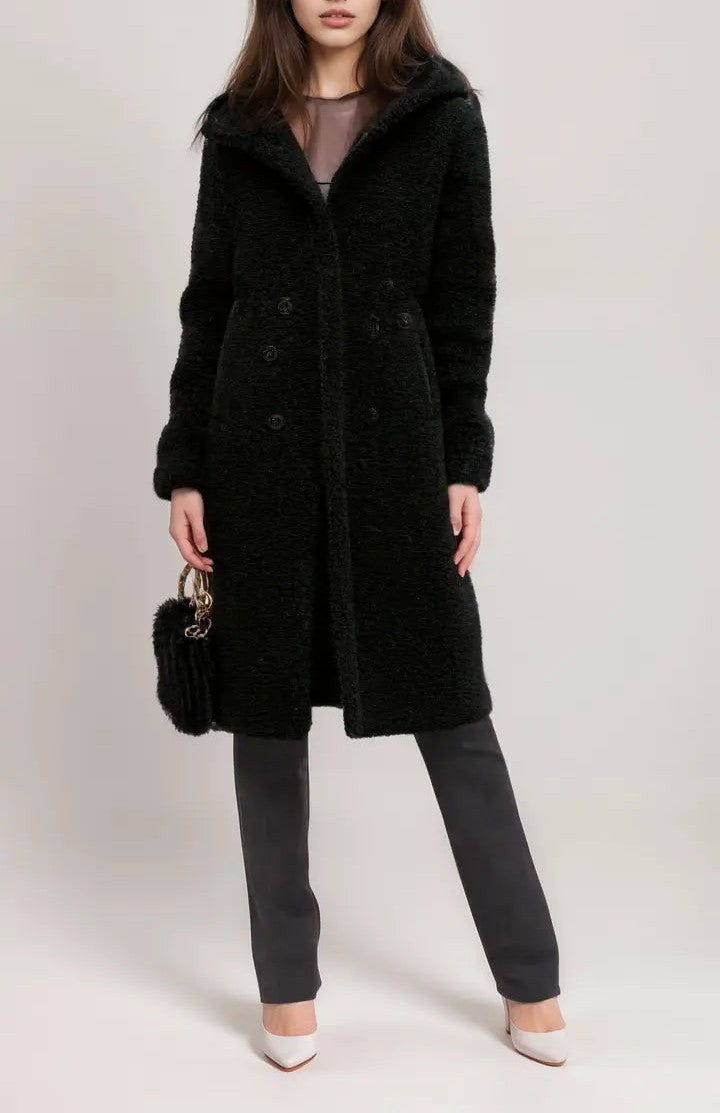 Suzy - Manteau long à capuche chaud et confortable