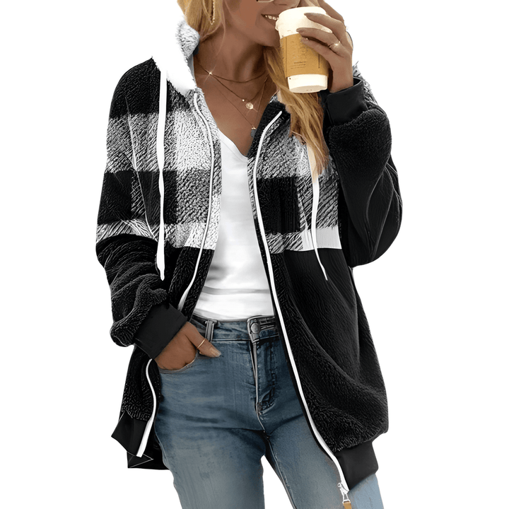 Kimberly - Veste zippée casual et élégante avec capuche