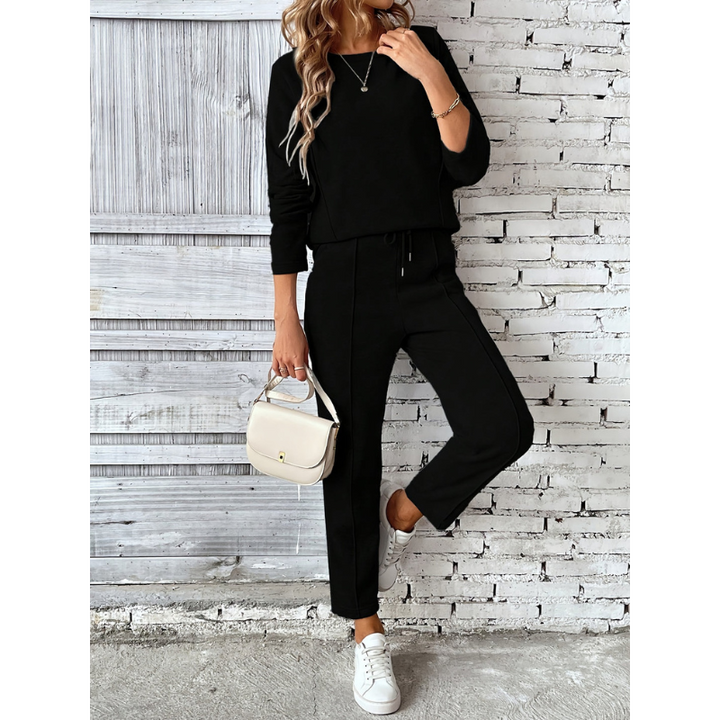 Lorraina - Ensemble décontracté pull et pantalon chaud