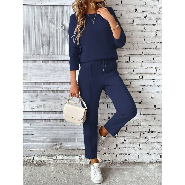 Lorraina - Ensemble décontracté pull et pantalon chaud
