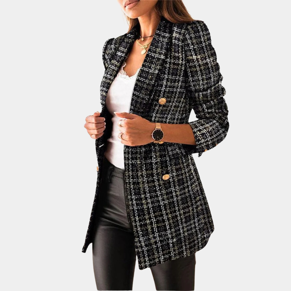 Debbie - Blazer élégant à double boutonnage