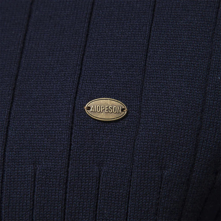 Perun | Pull élégant à col zippé pour hommes