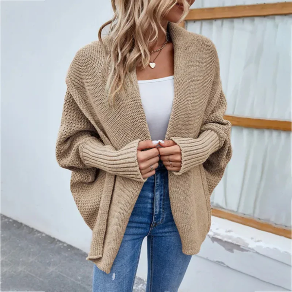 Jacelyn - Cardigan oversize en maille cosy