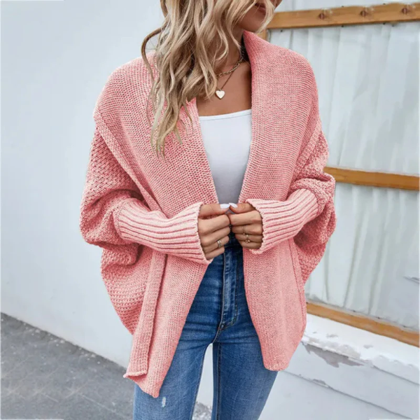 Jacelyn - Cardigan oversize en maille cosy