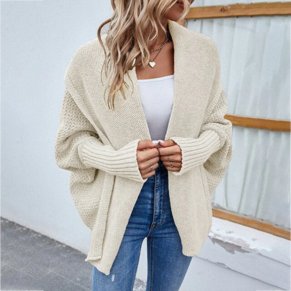Jacelyn - Cardigan oversize en maille cosy
