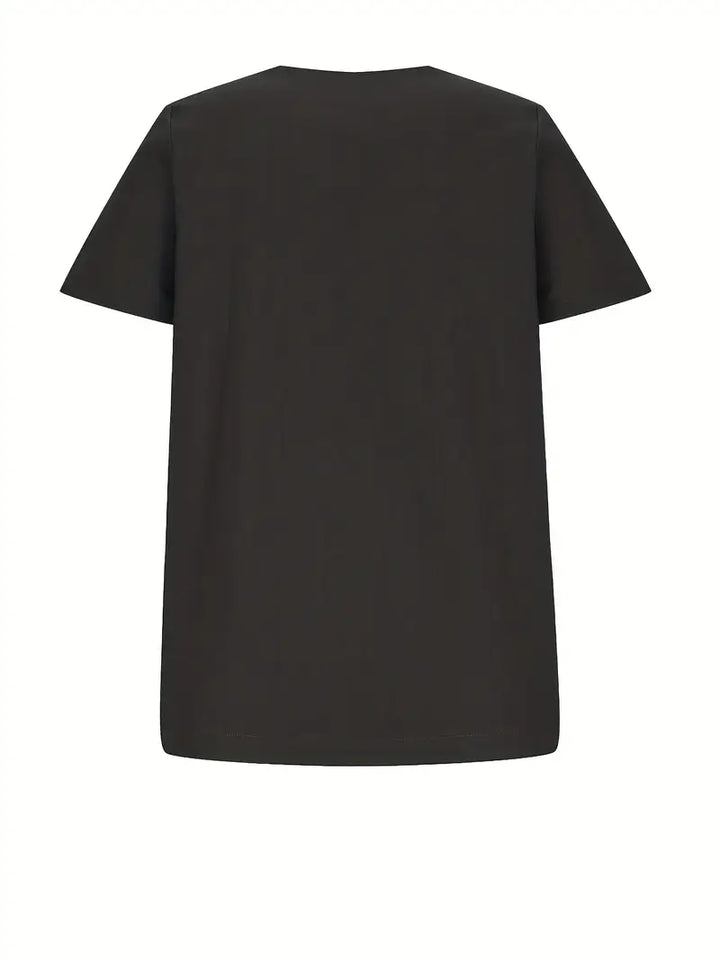Janine | T-shirt décontracté à boutons pour femmes