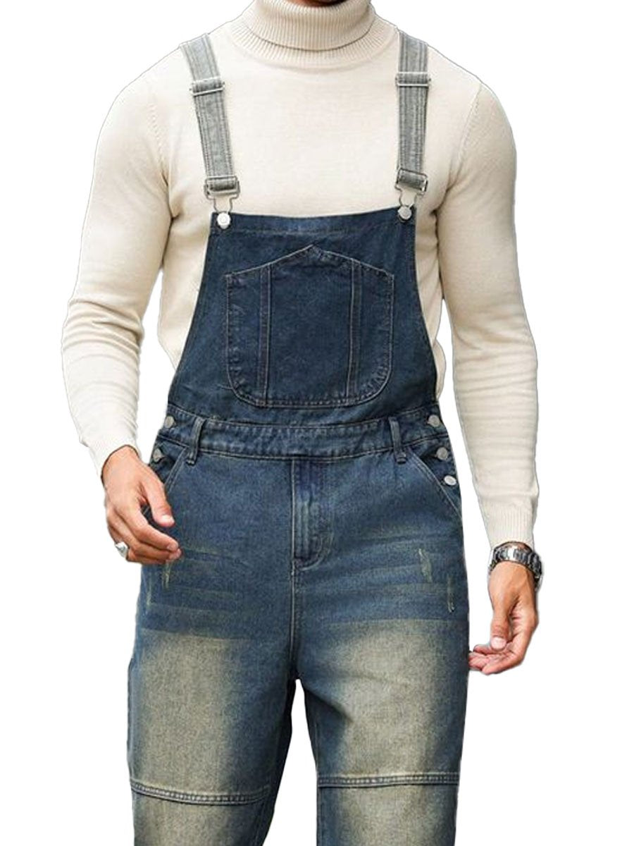 Soroush | Salopette en denim vintage pour homme