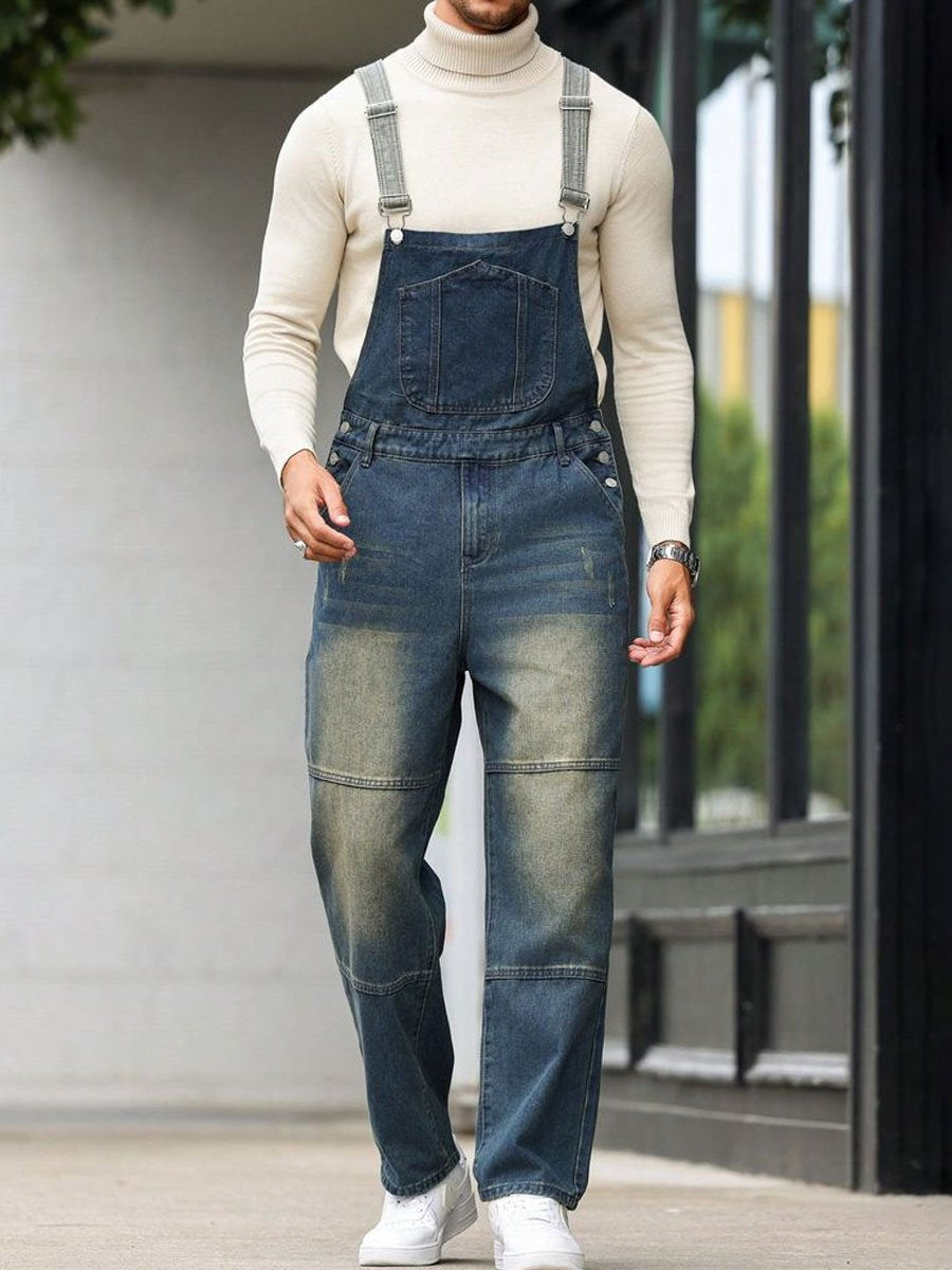 Soroush | Salopette en denim vintage pour homme