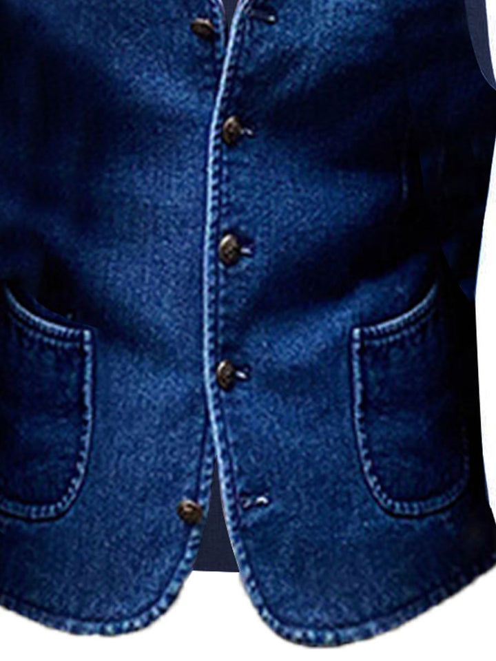 Kyle | Gilet en denim rétro pour homme