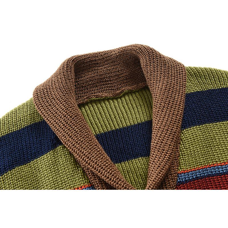 Ugo | Veste tricotée colorblock pour hommes
