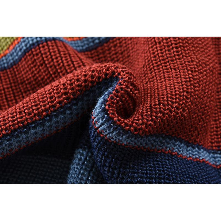 Ugo | Veste tricotée colorblock pour hommes