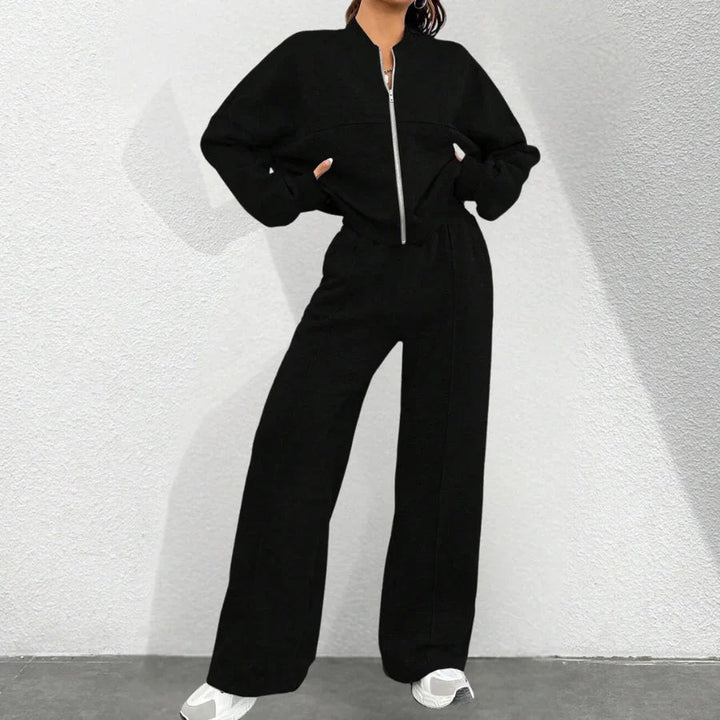 Diana - Ensemble survêtement stylé veste zippée et pantalon