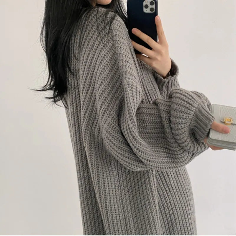 Enkh | Long gilet en maille pour femmes
