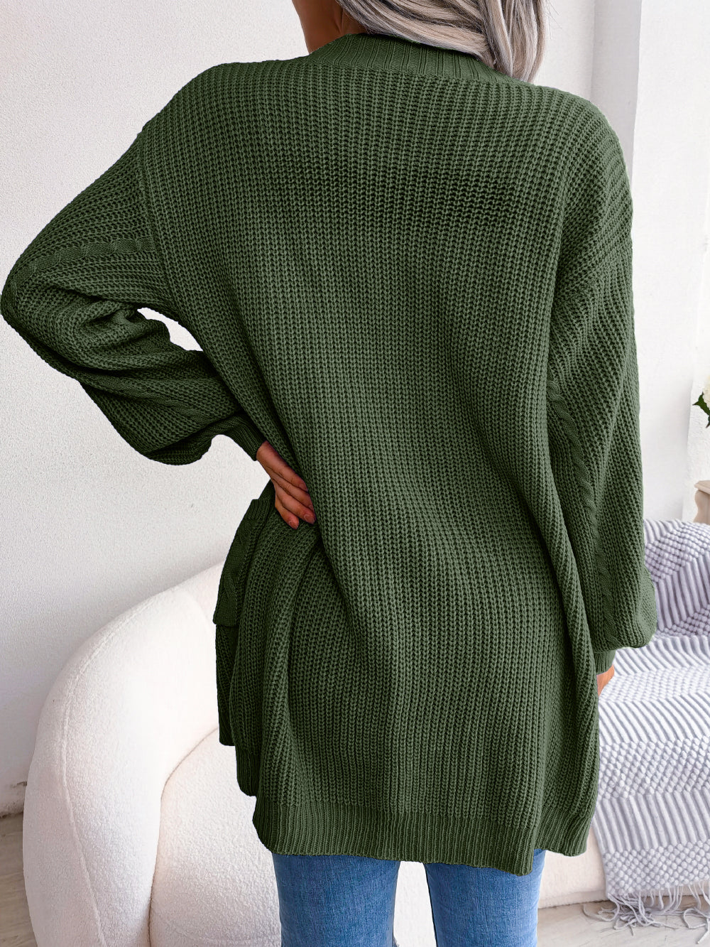 Reyna | Gilet long en maille pour femmes
