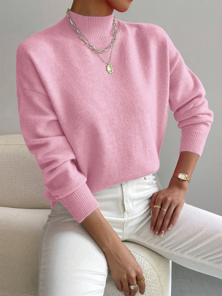 Heralyn - Pull Col Roulé Classique et Élégant
