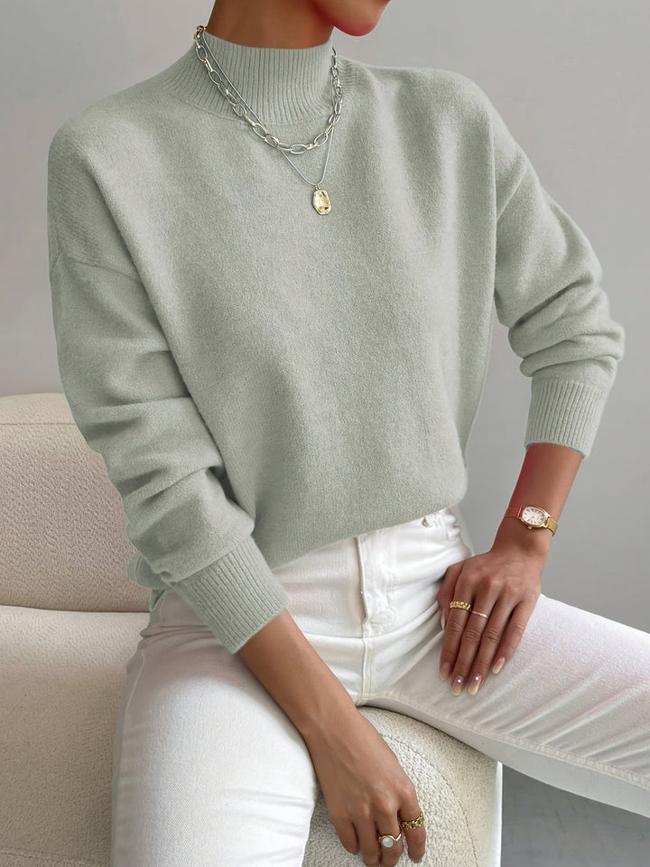 Heralyn - Pull Col Roulé Classique et Élégant