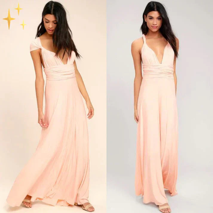 Selma | Robe élégante au look cache-cœur polyvalent