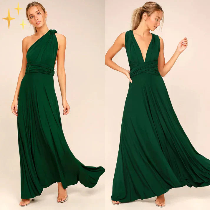 Selma | Robe élégante au look cache-cœur polyvalent