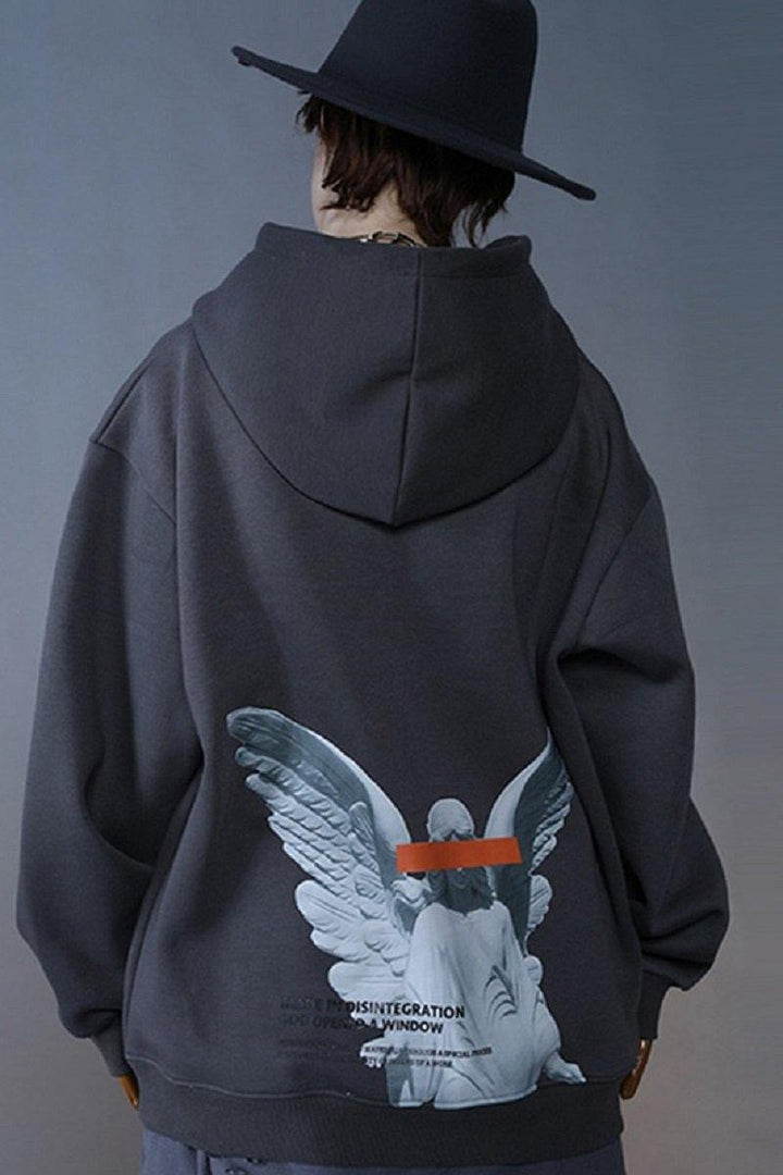 Ryan | Sweat à capuche avec imprimé ange