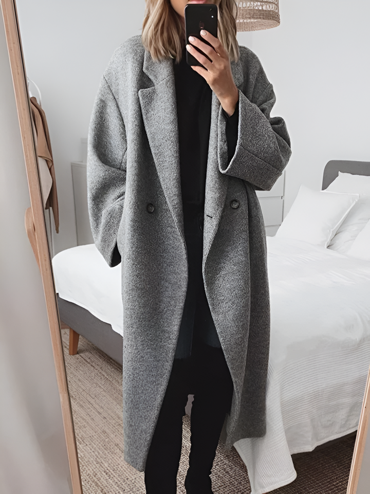Zehra - Manteau Long Élégant Chaud et Polyvalent