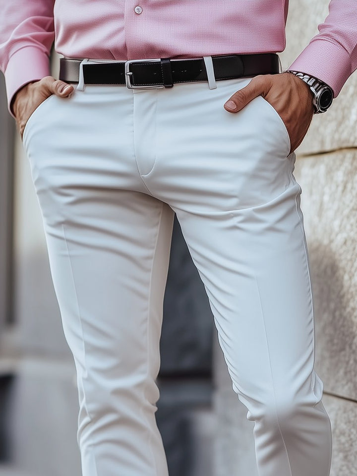 Adem | Business Solid Color Suit Pants for Men