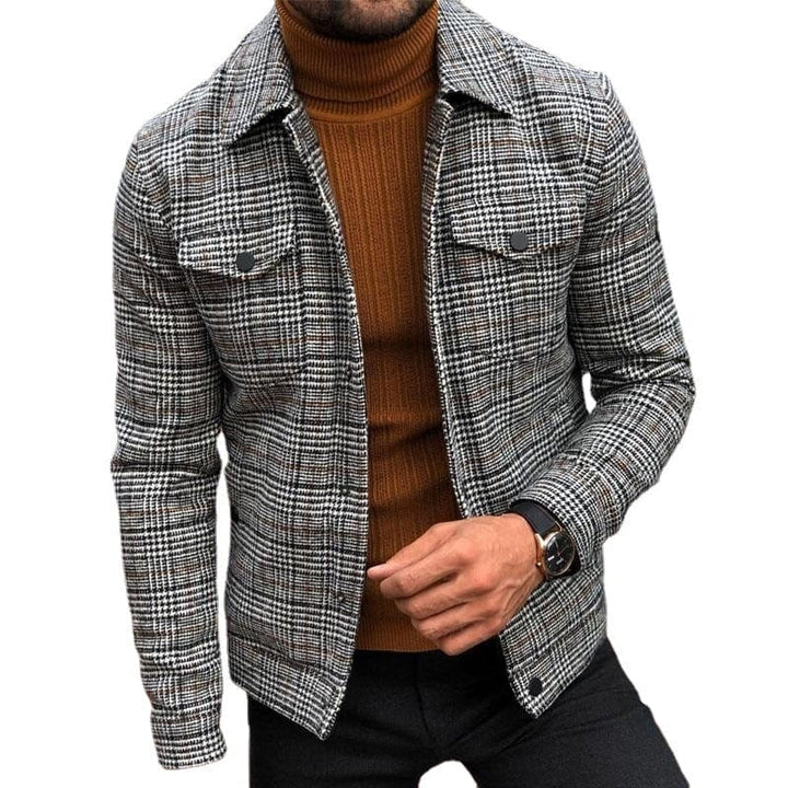 Businge | Veste à carreaux pour hommes