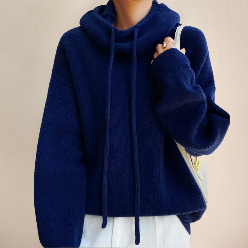 Jacqui - Veste à Capuche Tricotée Oversize