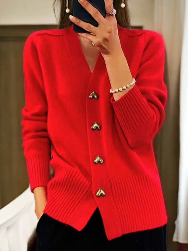 Imriska | Cardigan en laine boutonné pour femmes