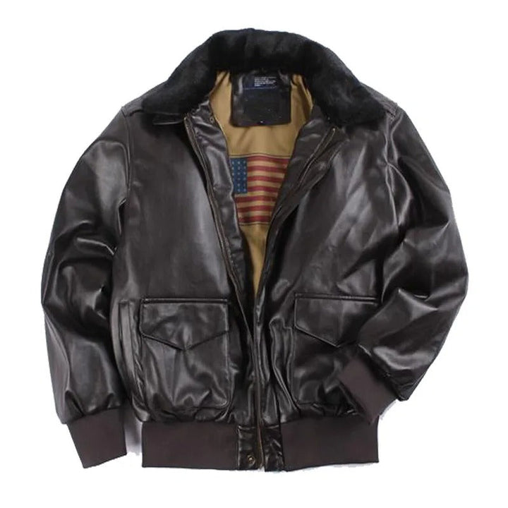 Nonus | Veste d’hiver en cuir pour hommes