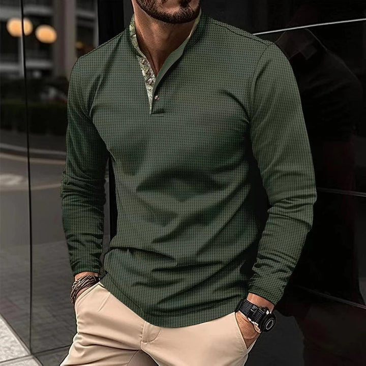 Latif | Polo à manches longues pour hommes