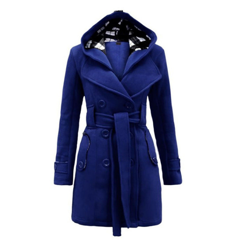 Eulalia | Manteau en laine ceinturé pour femmes