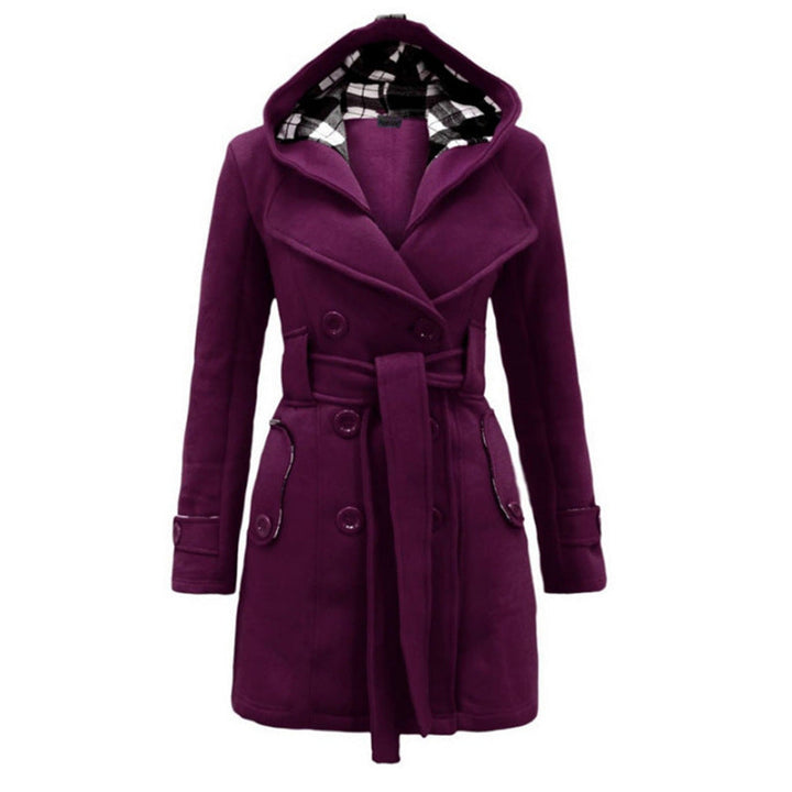 Eulalia | Manteau en laine ceinturé pour femmes