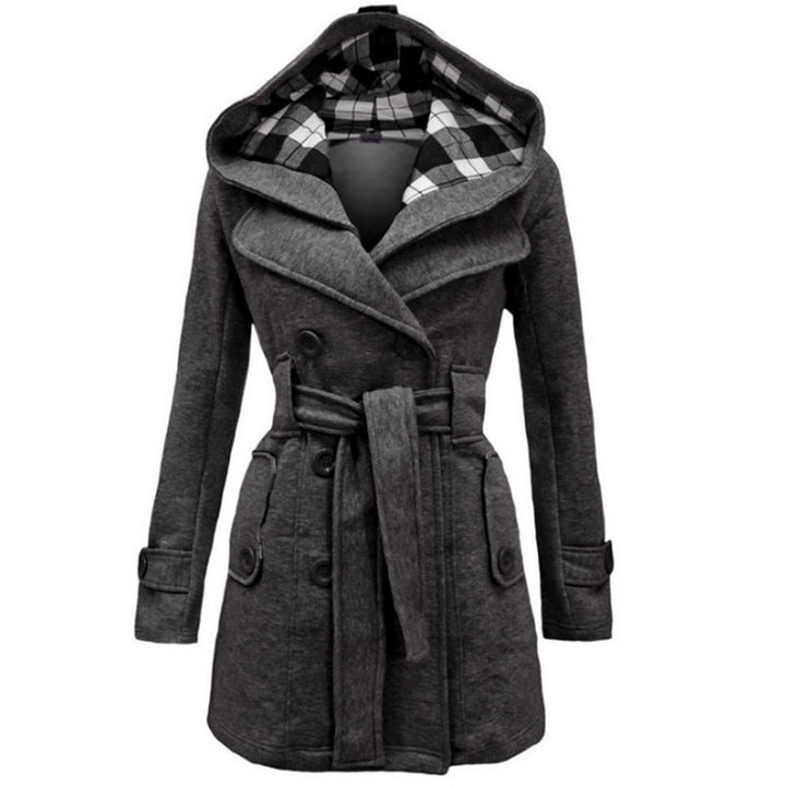 Eulalia | Manteau en laine ceinturé pour femmes