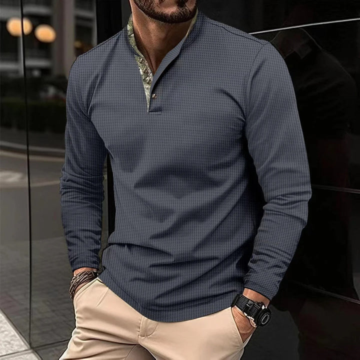 Latif | Polo à manches longues pour hommes