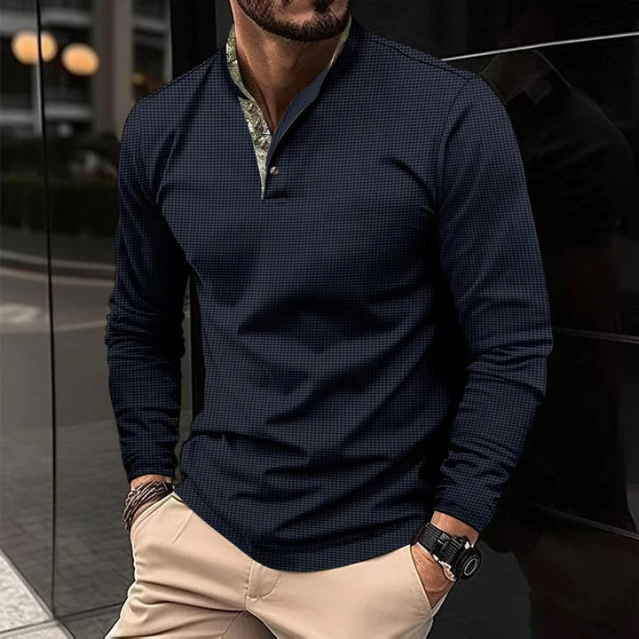 Latif | Polo à manches longues pour hommes