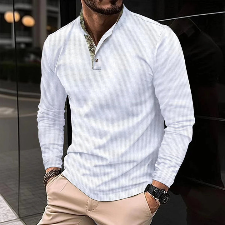 Latif | Polo à manches longues pour hommes