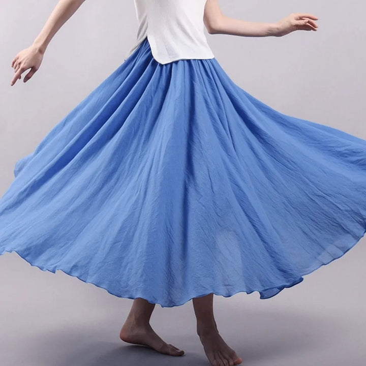 Femme Plissée Maxi Jupe – Vera