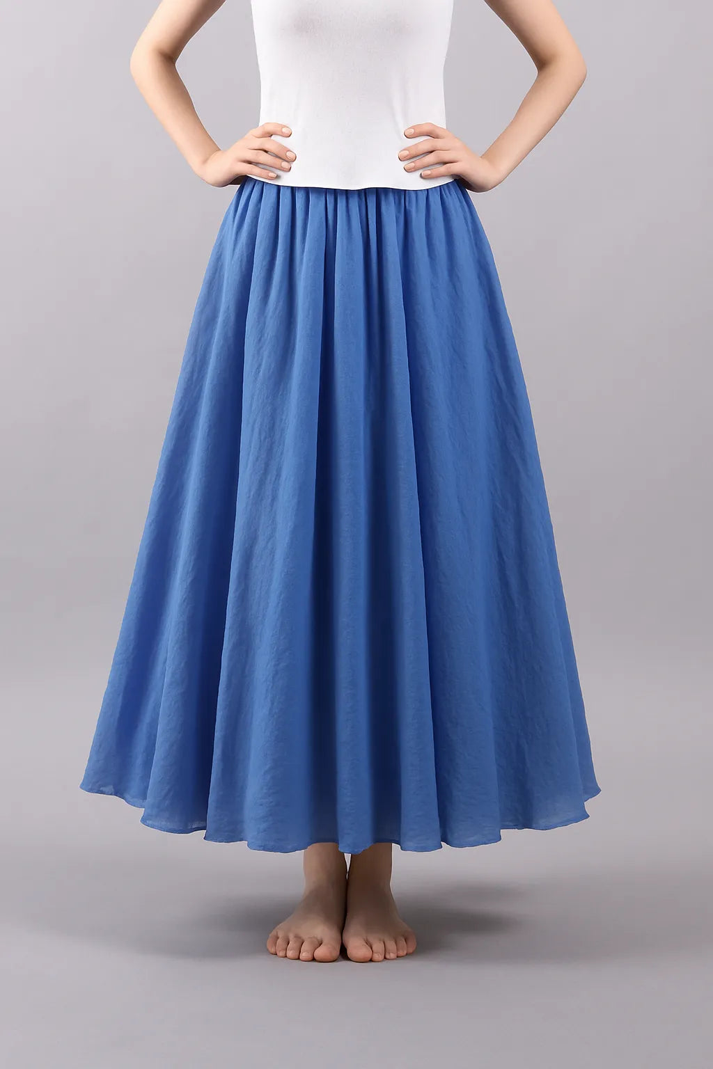 Femme Plissée Maxi Jupe – Vera