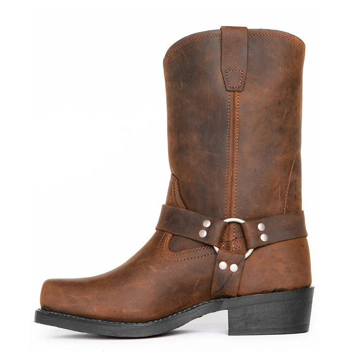 Valeriana | Bottines Courtes à Talon Carré pour Femmes