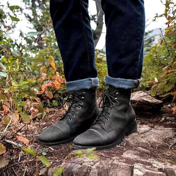 Dragos | Bottes rétro lacées élégantes homme