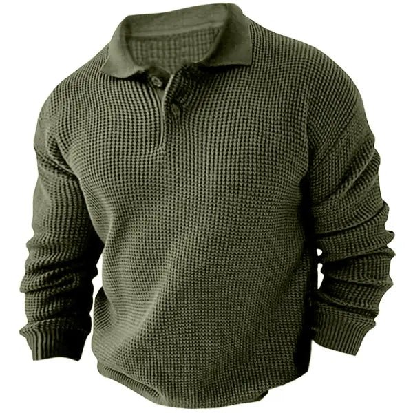 Xavi l Hommes Pull vintage à manches longues