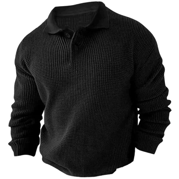 Xavi l Hommes Pull vintage à manches longues