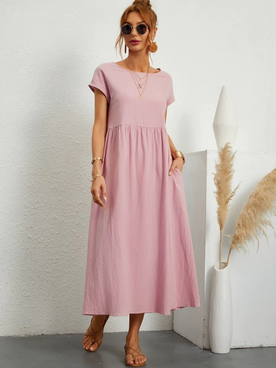 Milla | Robe décontractée à col rond